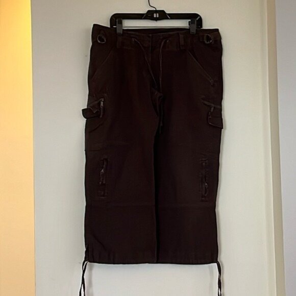 🤎 Vintage The Limited Women’s Brown Drew Fit Cotton Capri Pants | Size 10 🤎 - Picture 1 of 12